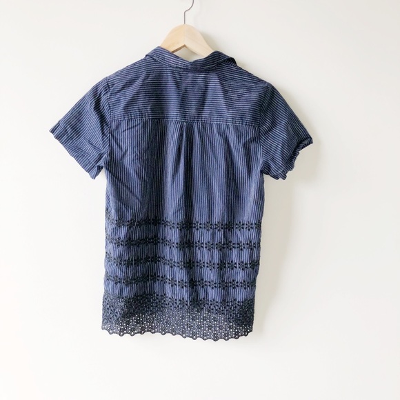 Madewell Eyelet Trim Blouse - Picture 6 of 6